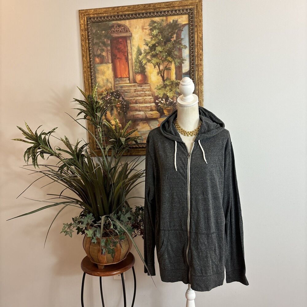 Old Navy Hooded Women Active‎ Long Sleeve Athletic Top Gray Size XL Athleisure